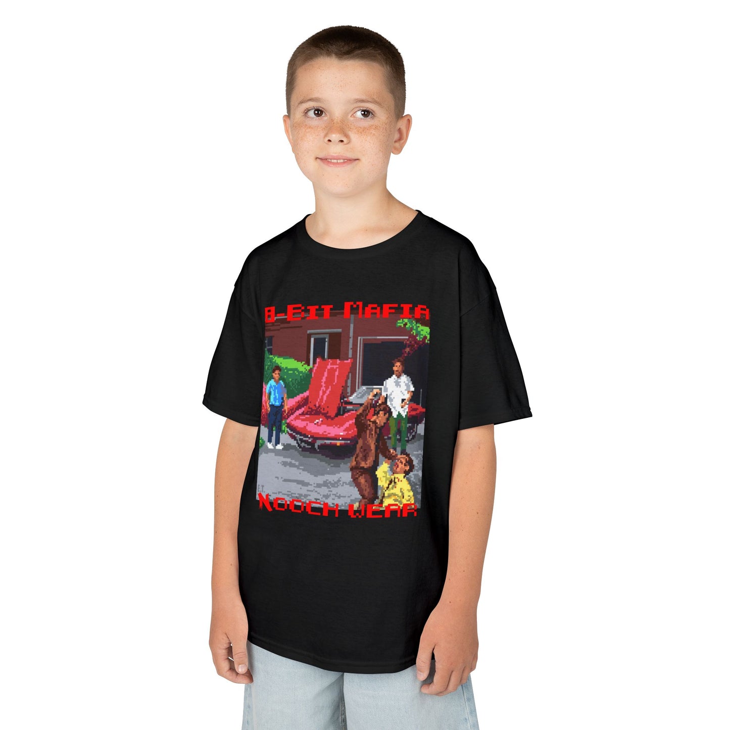 Kids Red Corvette Cotton™ Tee