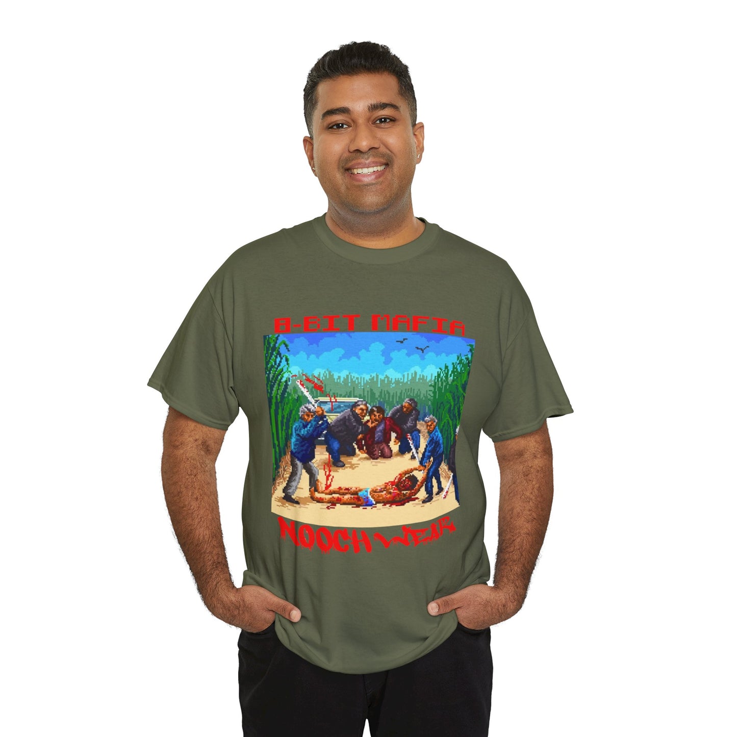 ADULT 8-BIT MAFIA Heavy Cotton Tee