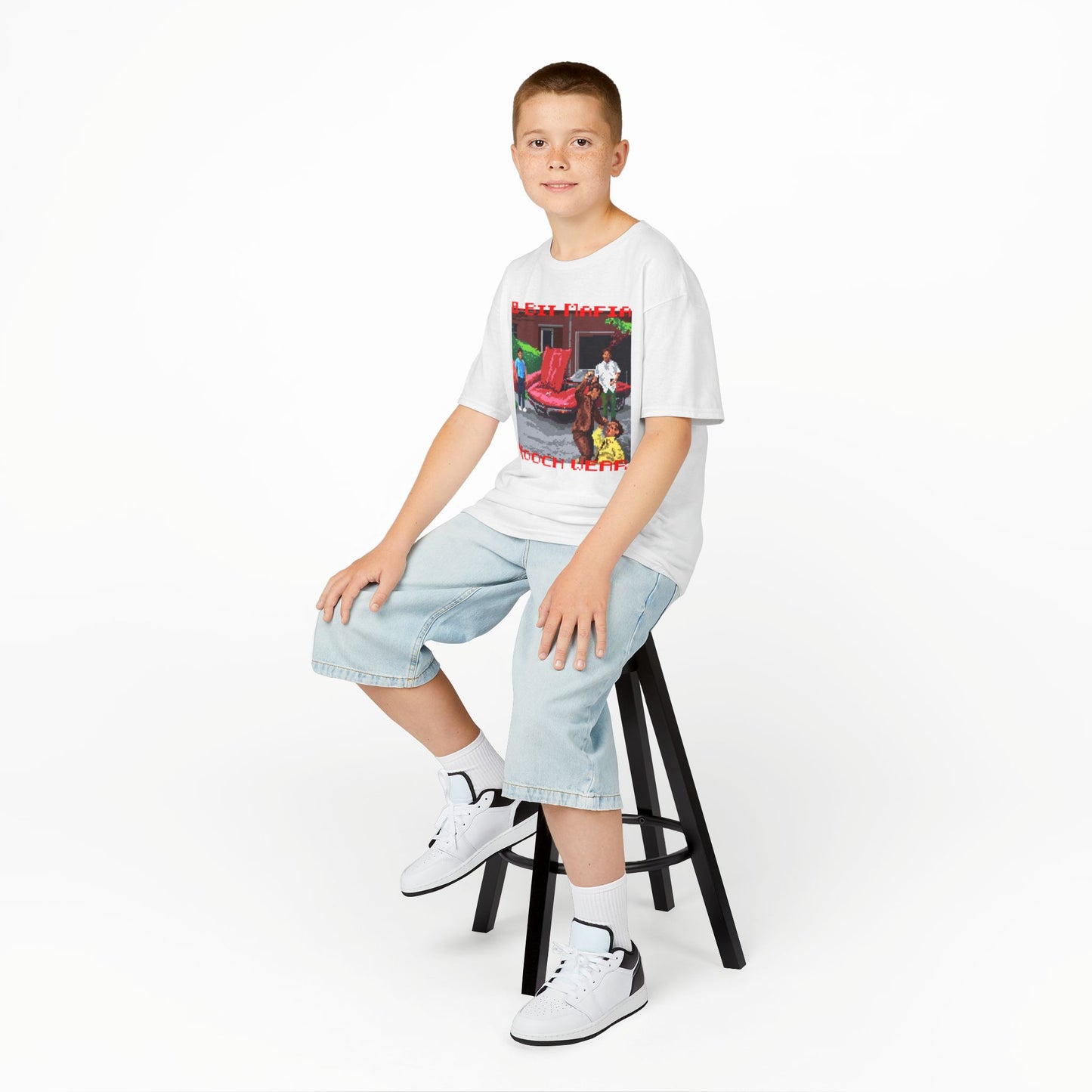 Kids Red Corvette Cotton™ Tee