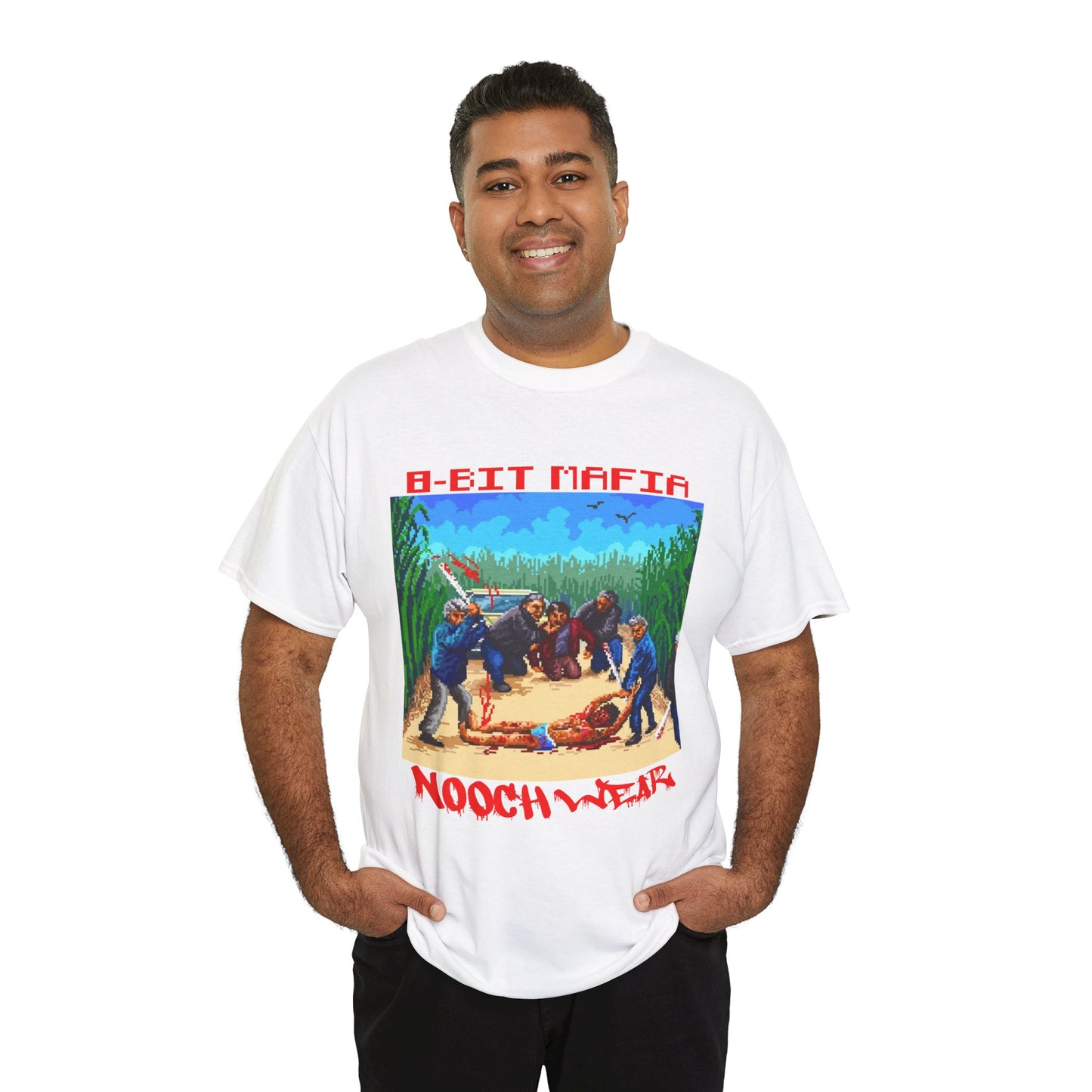 ADULT 8-BIT MAFIA Heavy Cotton Tee