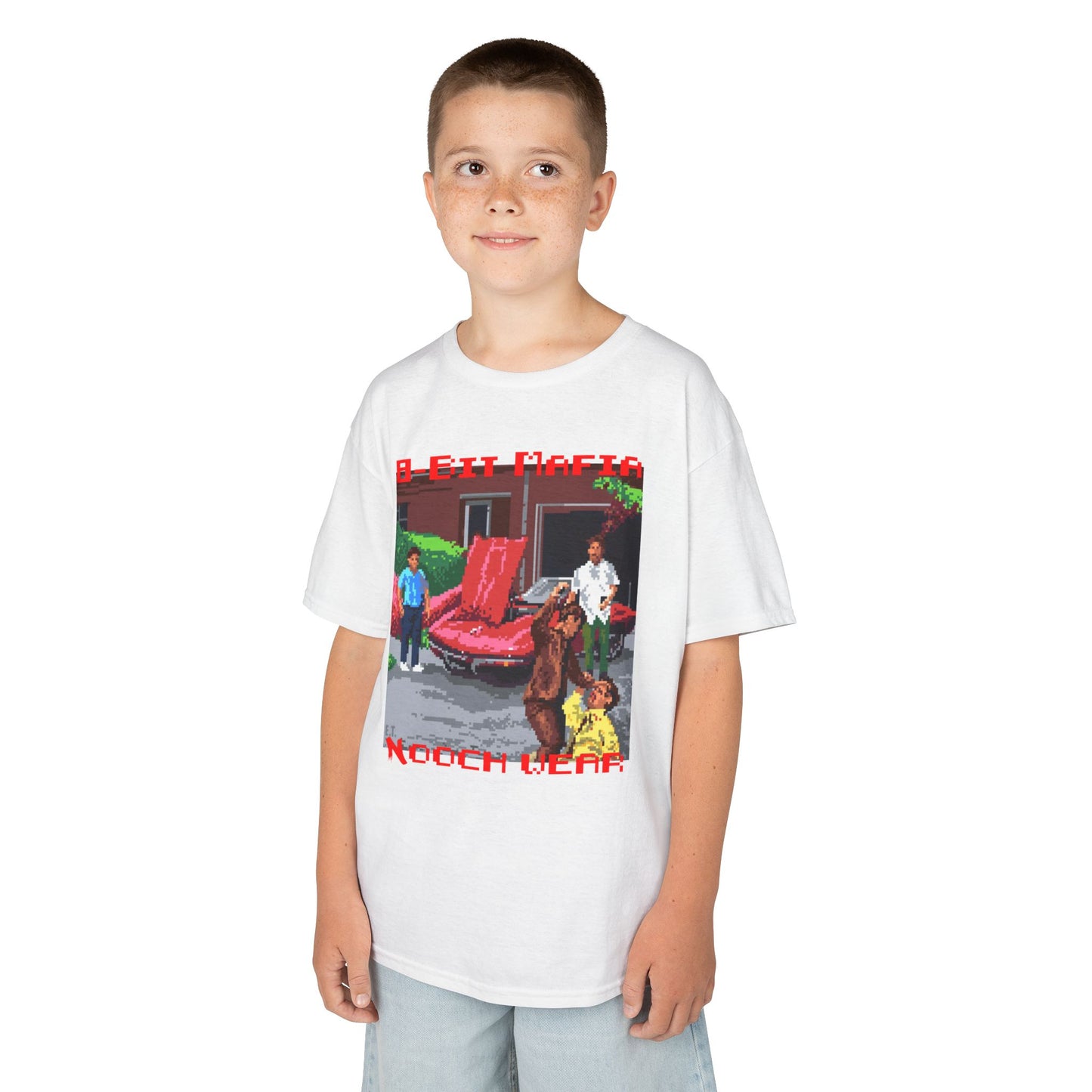 Kids Red Corvette Cotton™ Tee